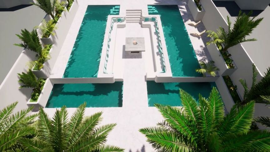 Prestigious villa wide canal facing south